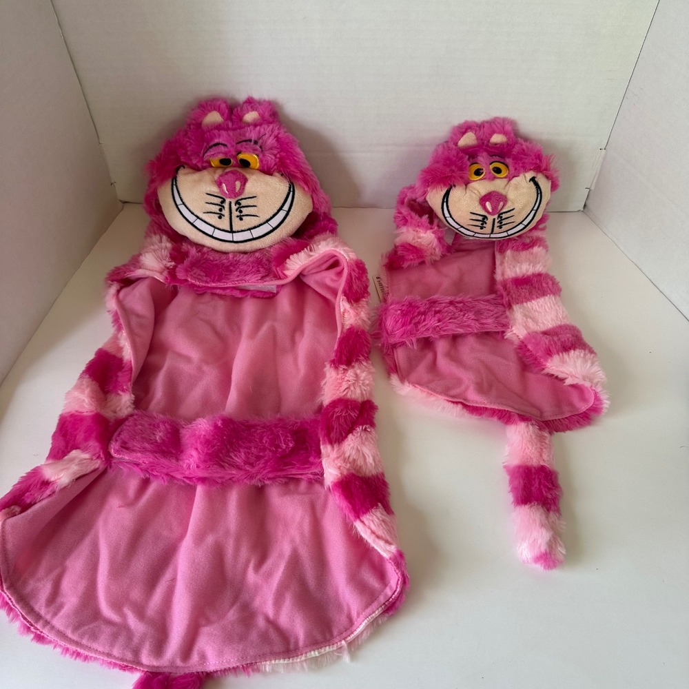 Disney Pet Halloween Cheshire Cat Dog Costume Lot of 2 Small Large